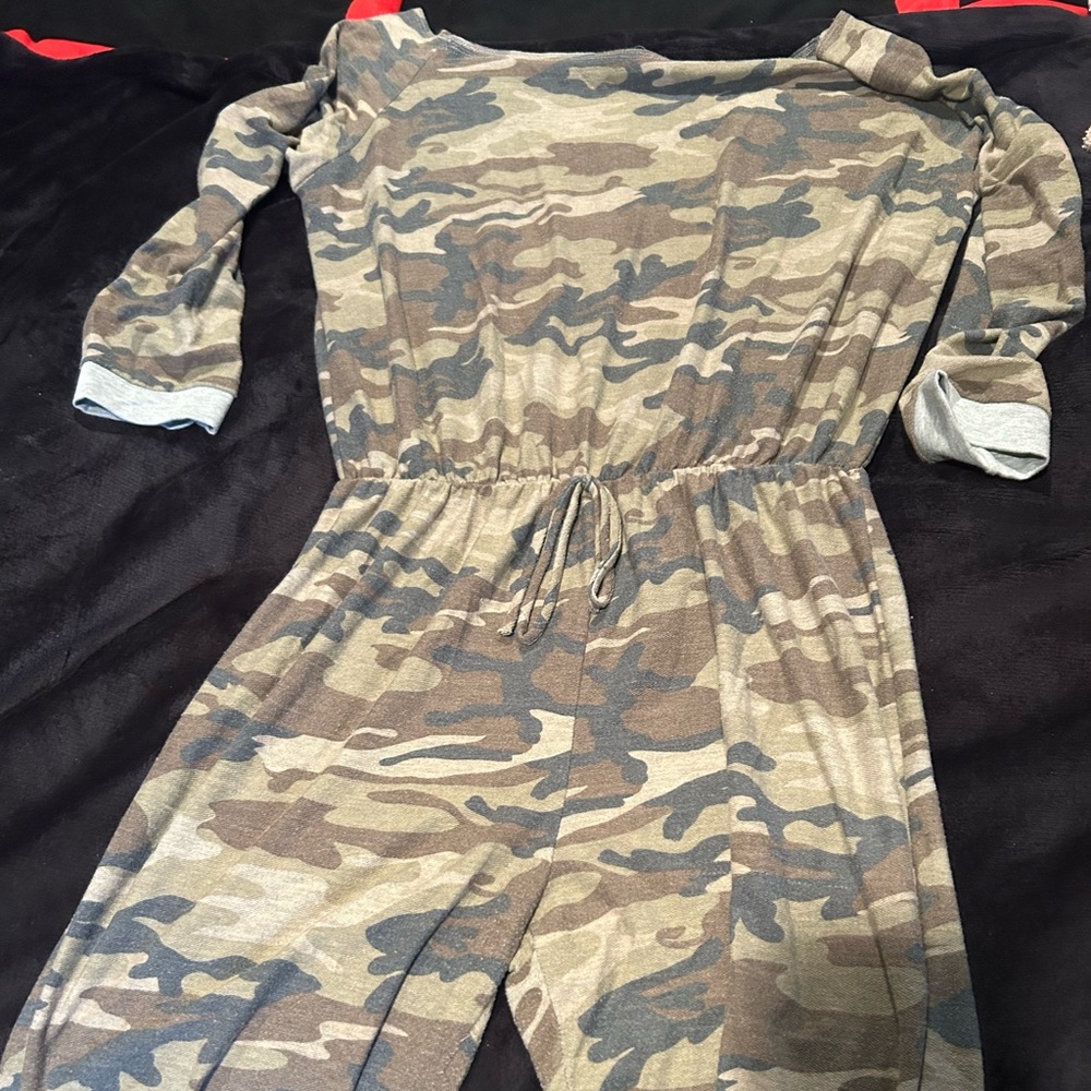 Camouflage jumpsuit